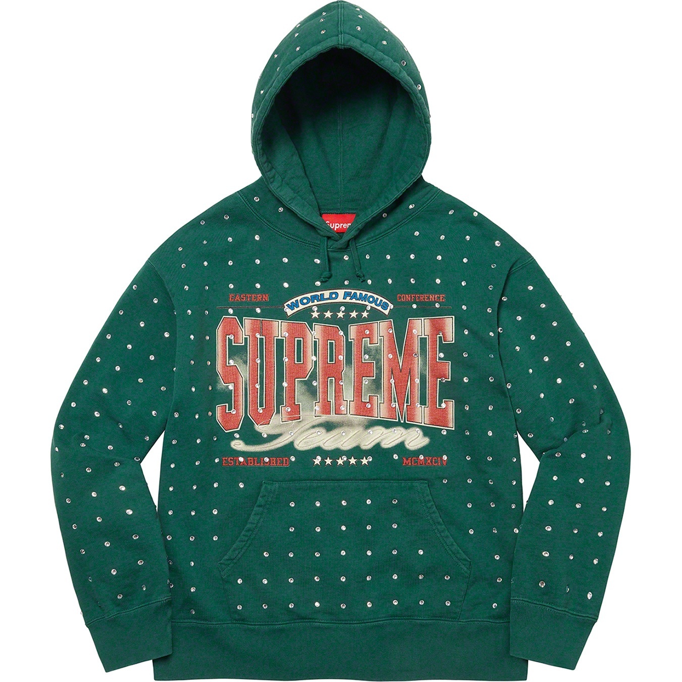 Rhinestone Hooded Sweatshirt view 6